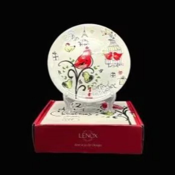 Lenox Other - Lenox 12 Days of Christmas Porcelain Dessert Plates set of 4 NIB